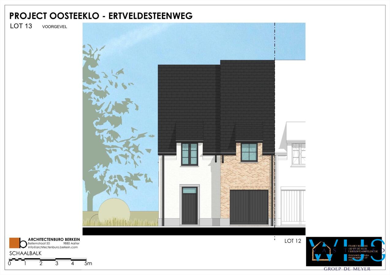 PRACHTIG NIEUWBOUWPROJECT IN OOSTEEKLO ! 