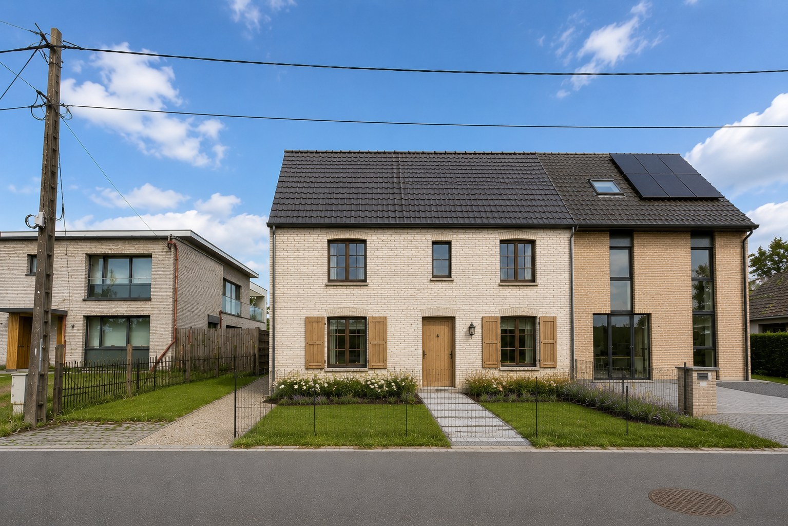Bouwgrond 455 m² voor halfopen bebouwing op rustige ligging in Laarne 