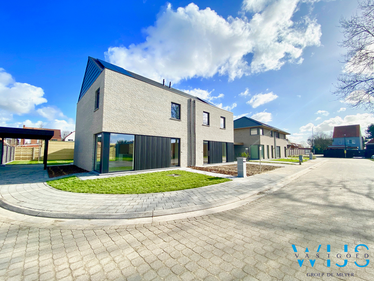 Nieuwbouwwoning met 3 slaapkamers en tuin te Maldegem ! 