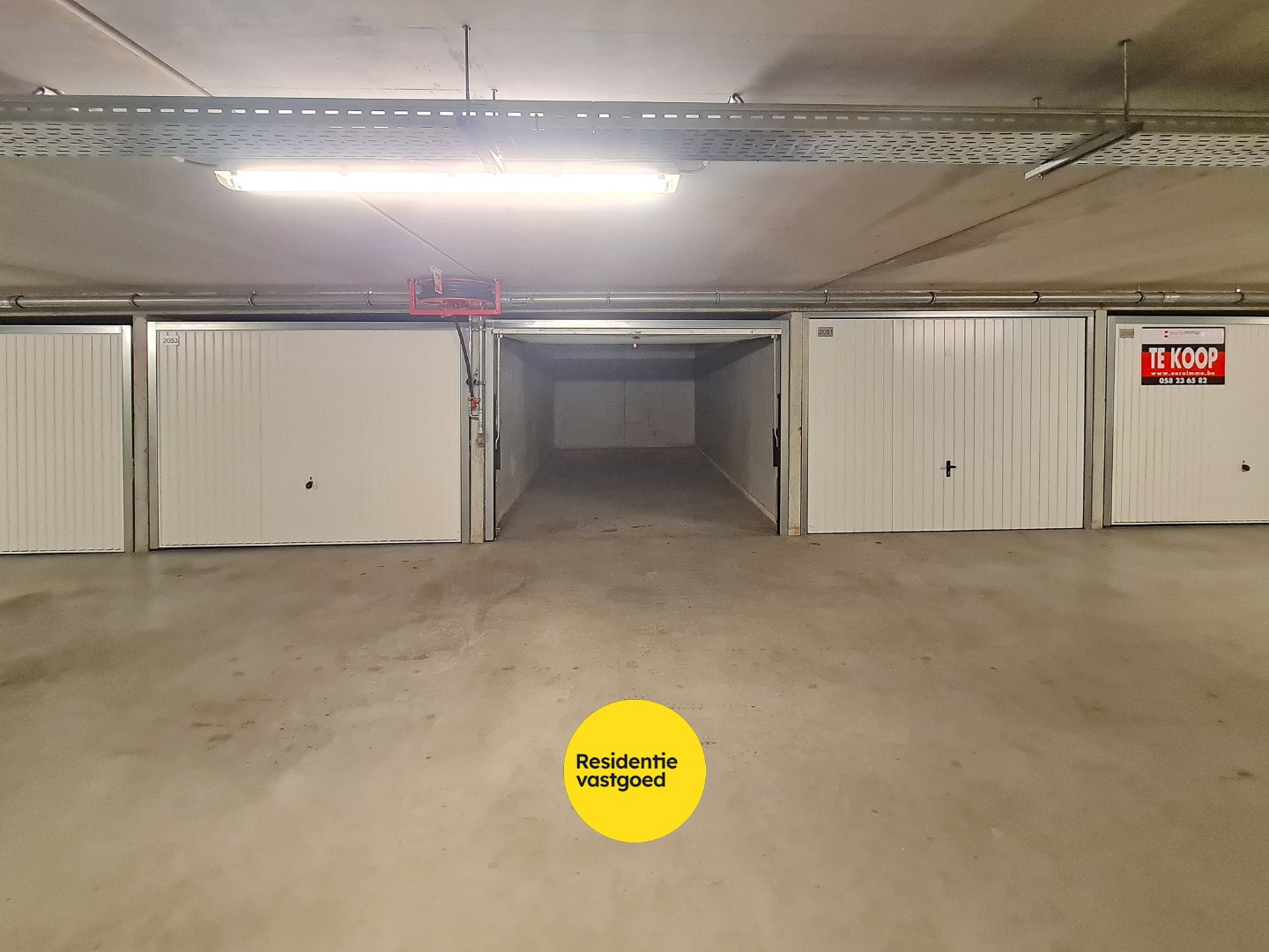 Enkele garagebox in complex Promenade te Nieuwpoort-Bad. 