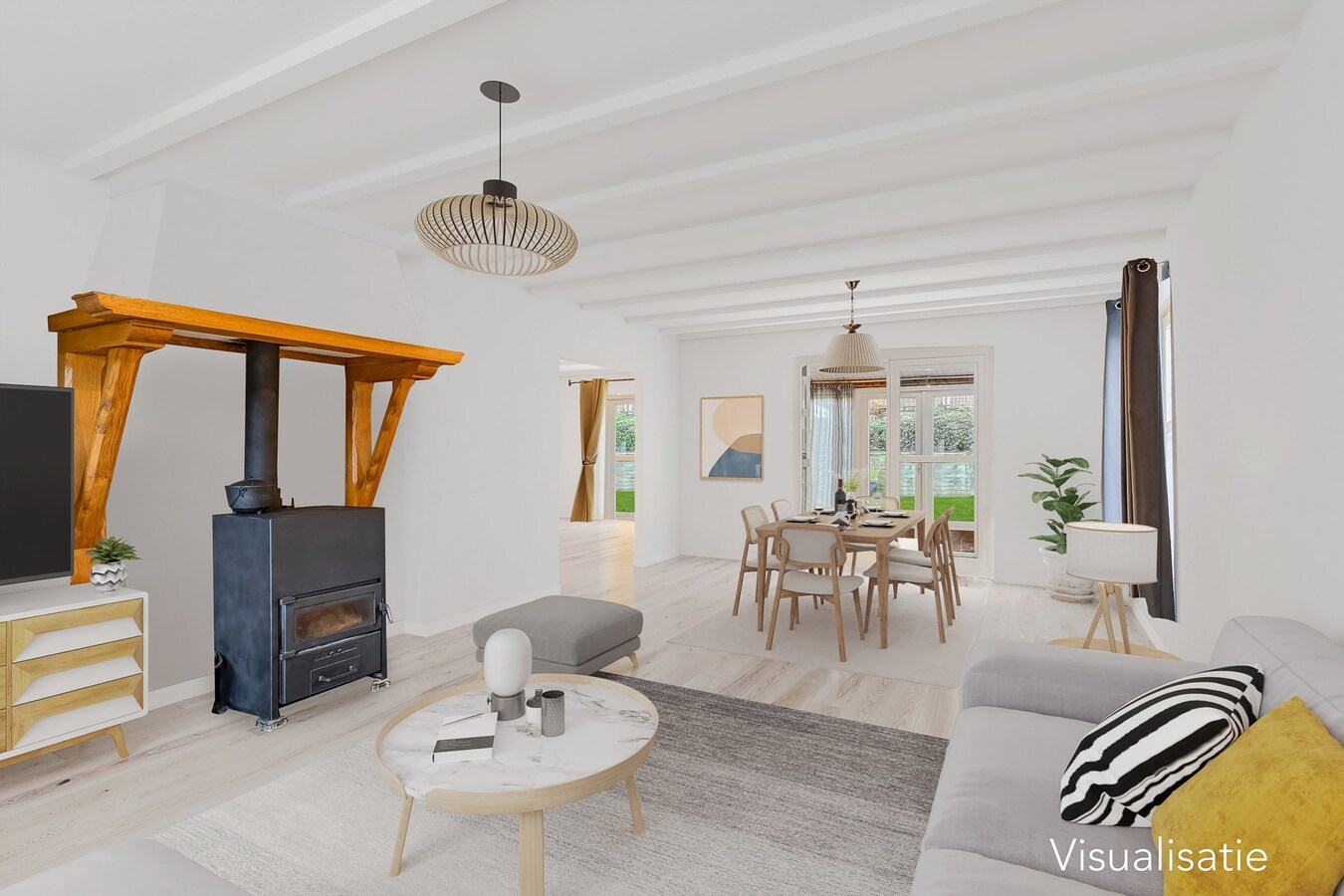 Vrijstaande woning met inpandige garage gelegen op een perceel van 784 m2 te Arendonk. 