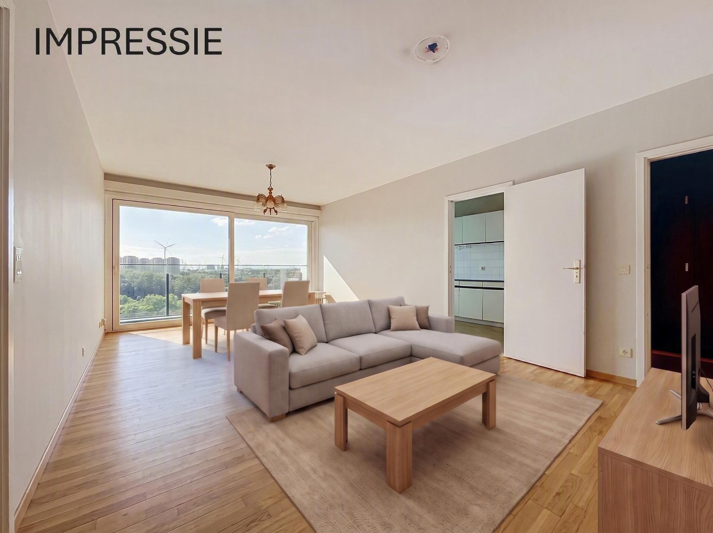 Fantastisch appartement op de 10de verdieping met adembenemend uitzicht en westgericht terras 