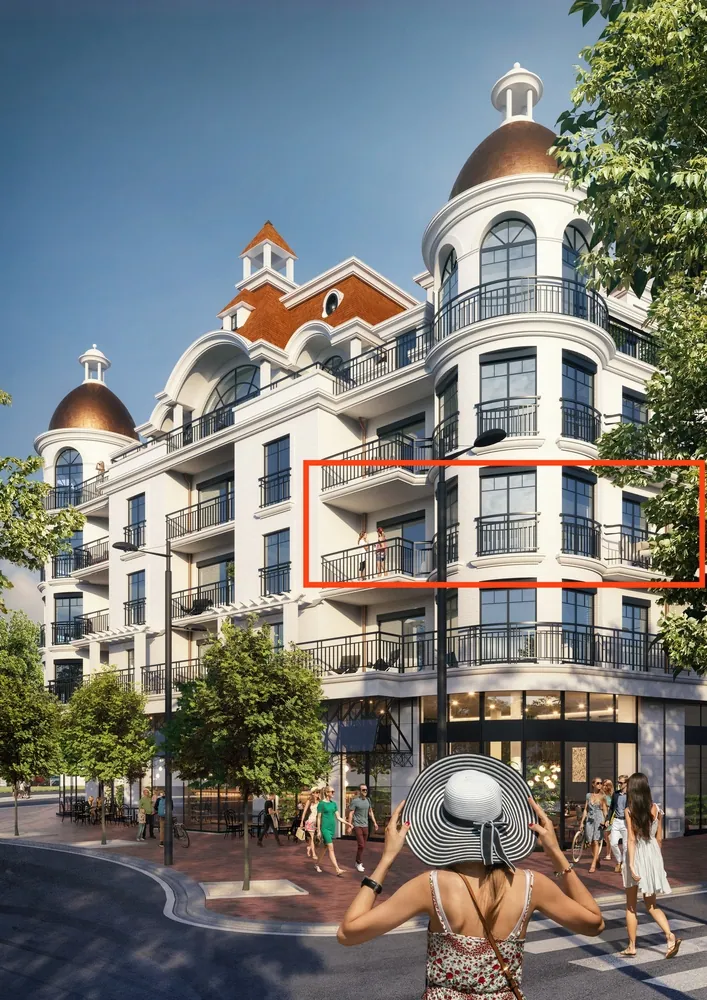 Hoekappartement met 3 slaapkamers en open zicht, gelegen in een nieuwbouwresidentie die opgeleverd zal worden in 2022.