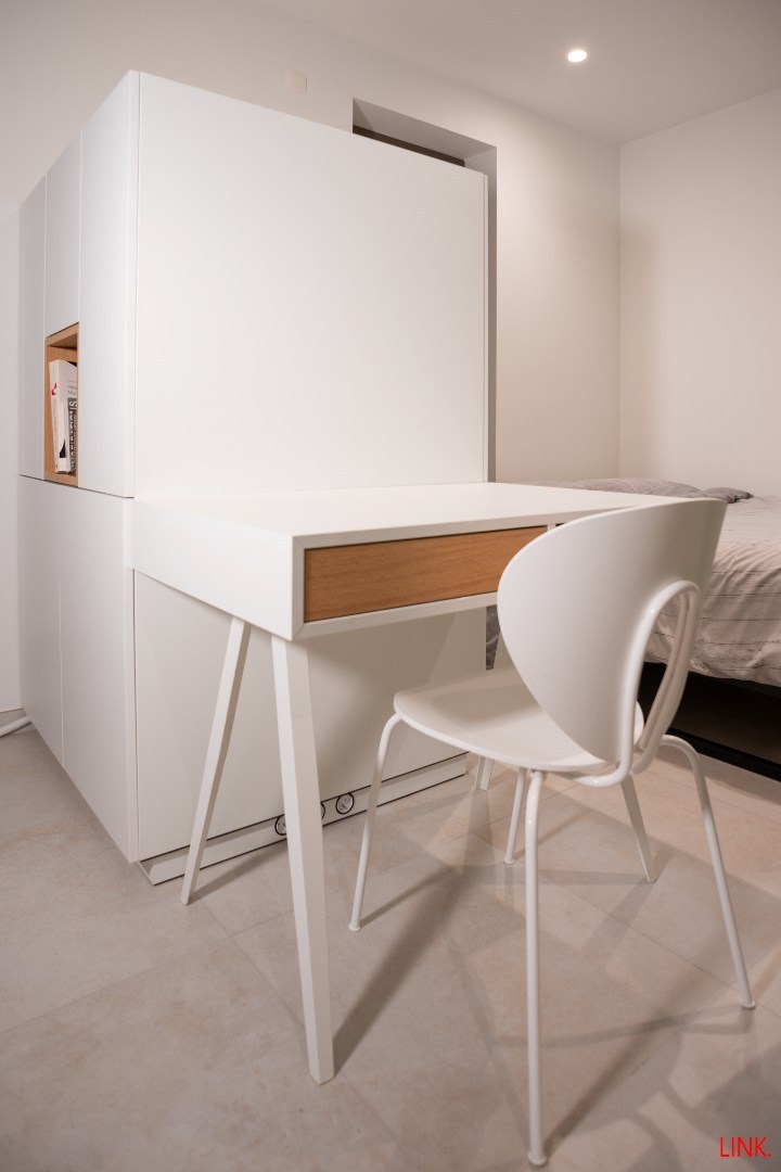 Volledig bemeubelde nieuwbouw studio in het centrum van Leuven 