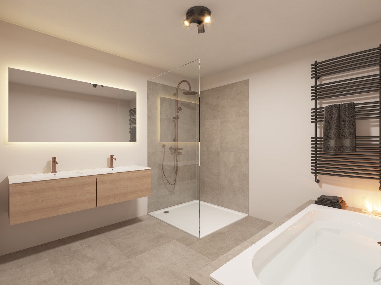 Nieuwbouwappartement met terras 