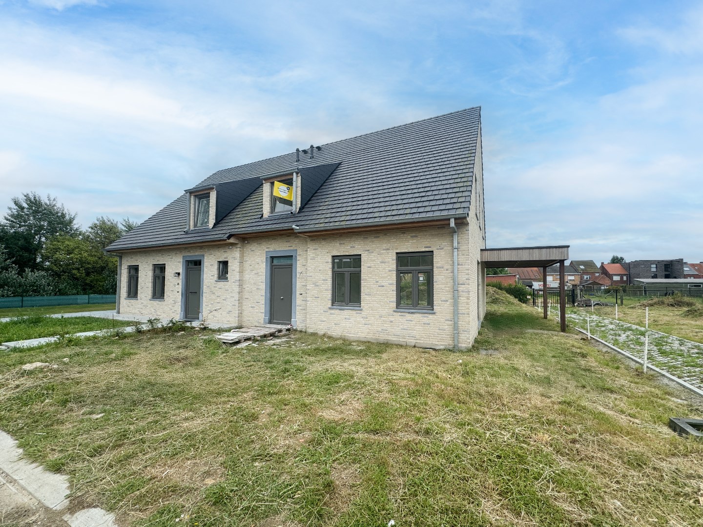 KIJKDAG ZATERDAG 7/2/2026 10u tot 12u - Prachtige halfopen nieuwbouwwoning met 3 slaapkamers in Houthulst 