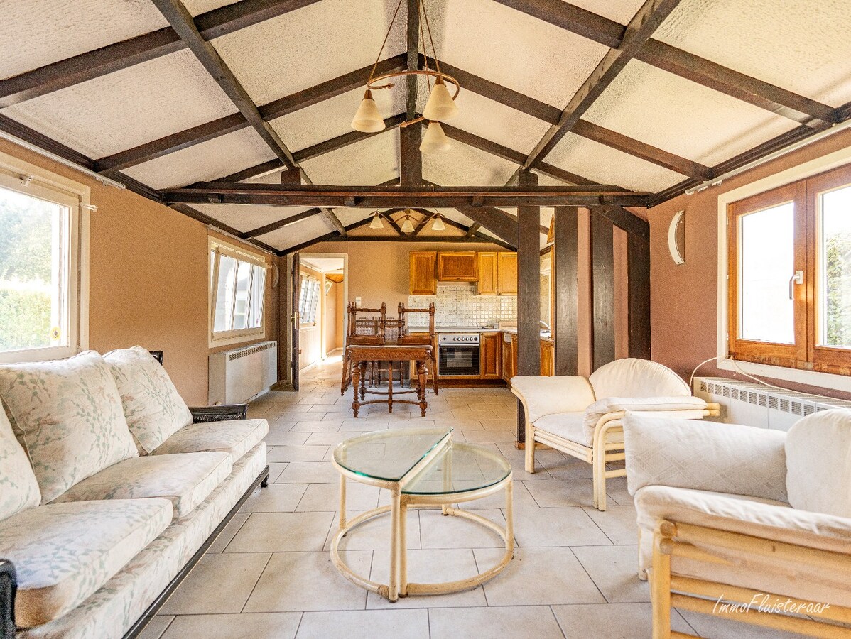 Rural villa with multifunctional outbuilding on approximately 51 acres in Bilzen 