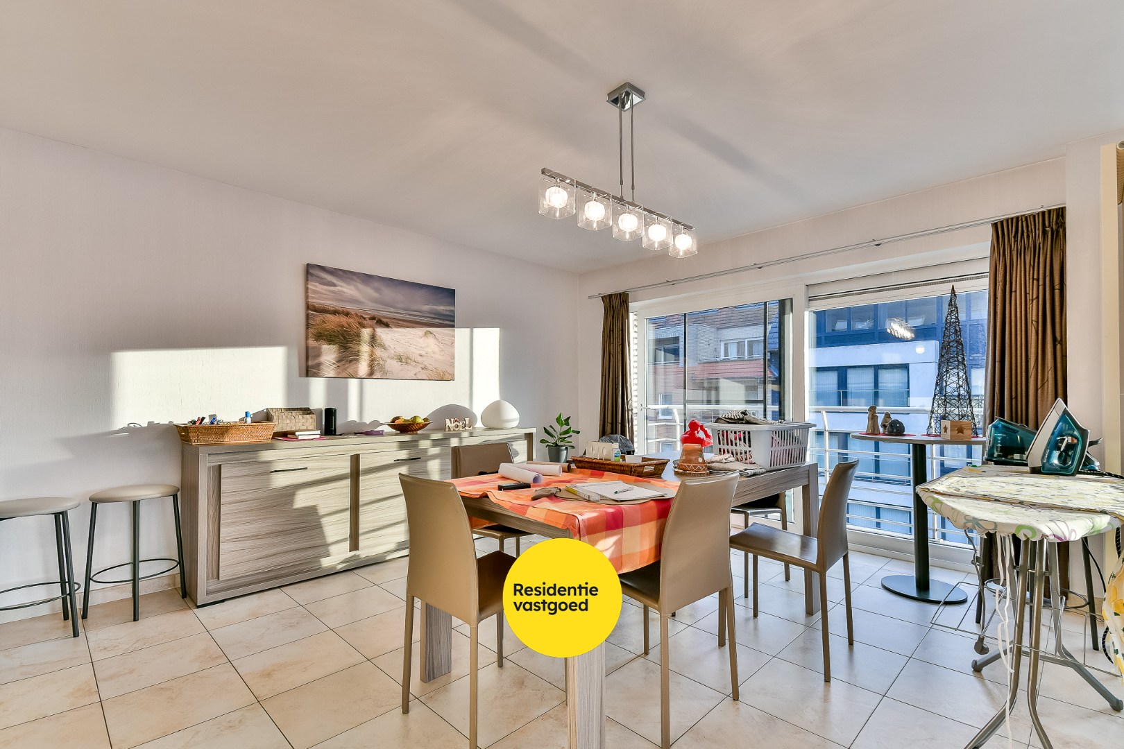 Lichtrijk tweeslaapkamer appartement in Oostende 