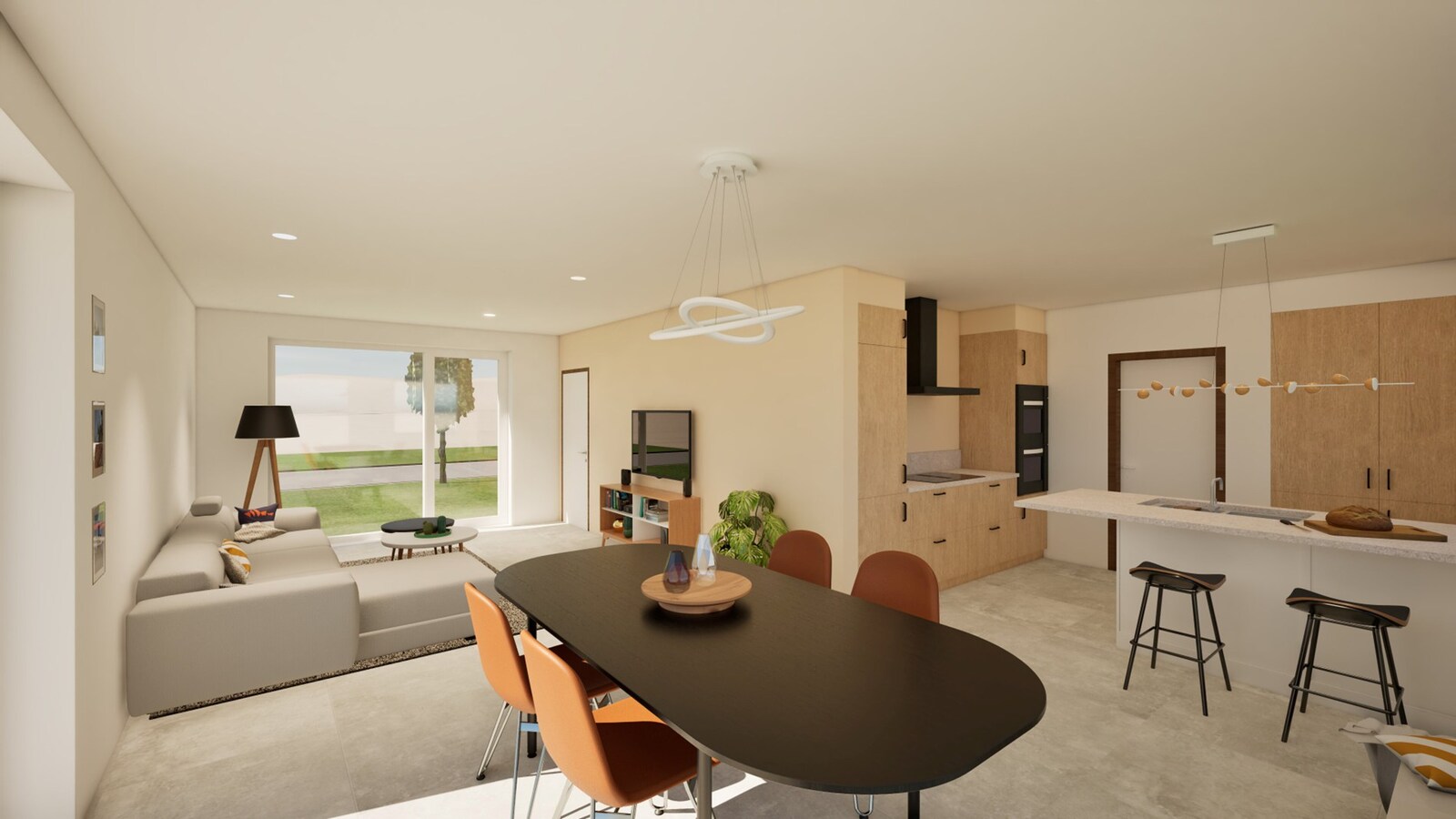 Nieuwbouwwoning op 416 m² – volledig naar eigen smaak af te werken 