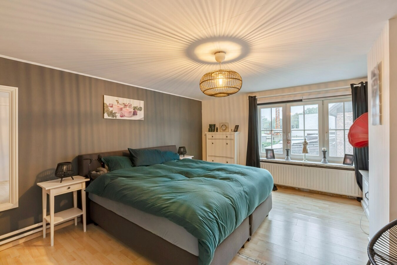 Ruime instapklare woning. 