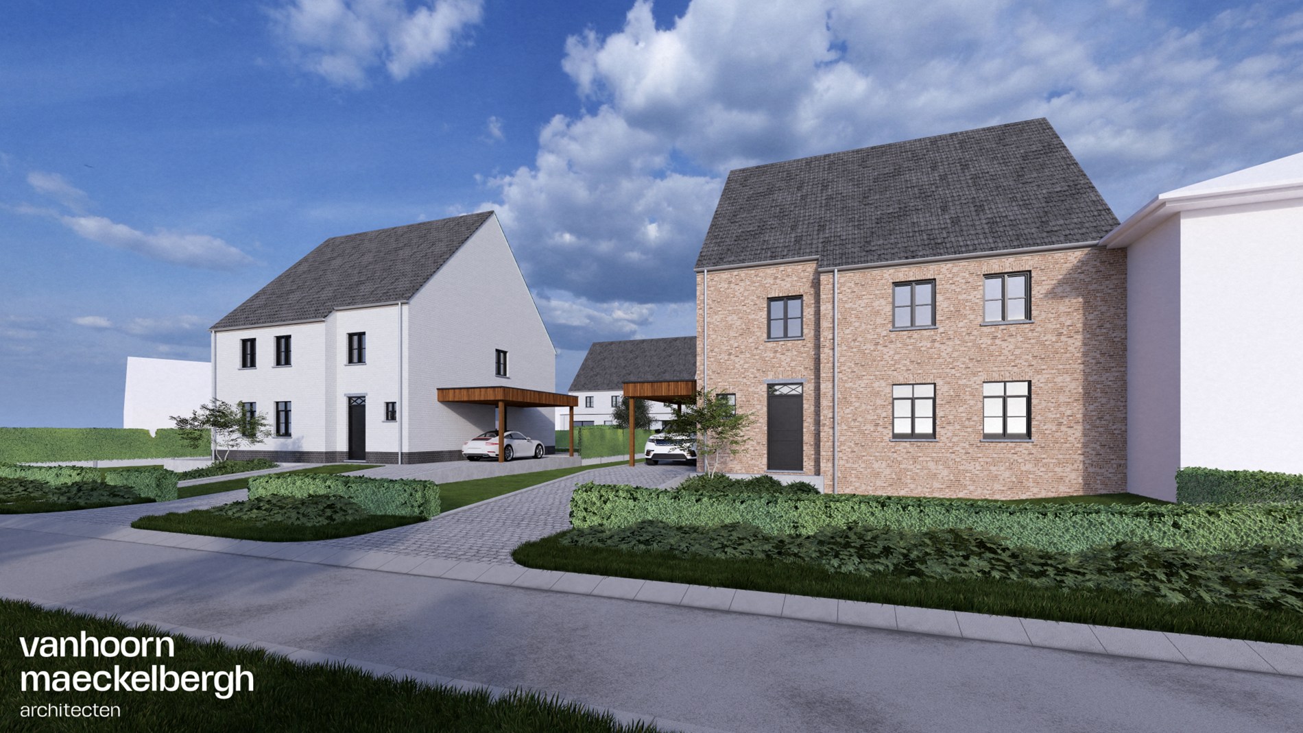 Exclusieve landelijke nieuwbouwvilla's op topligging nabij strand te Westende 