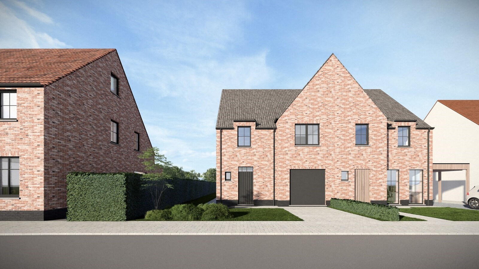 Nieuwbouwwoning met 4 slaapkamers en tuin te Koekelare 