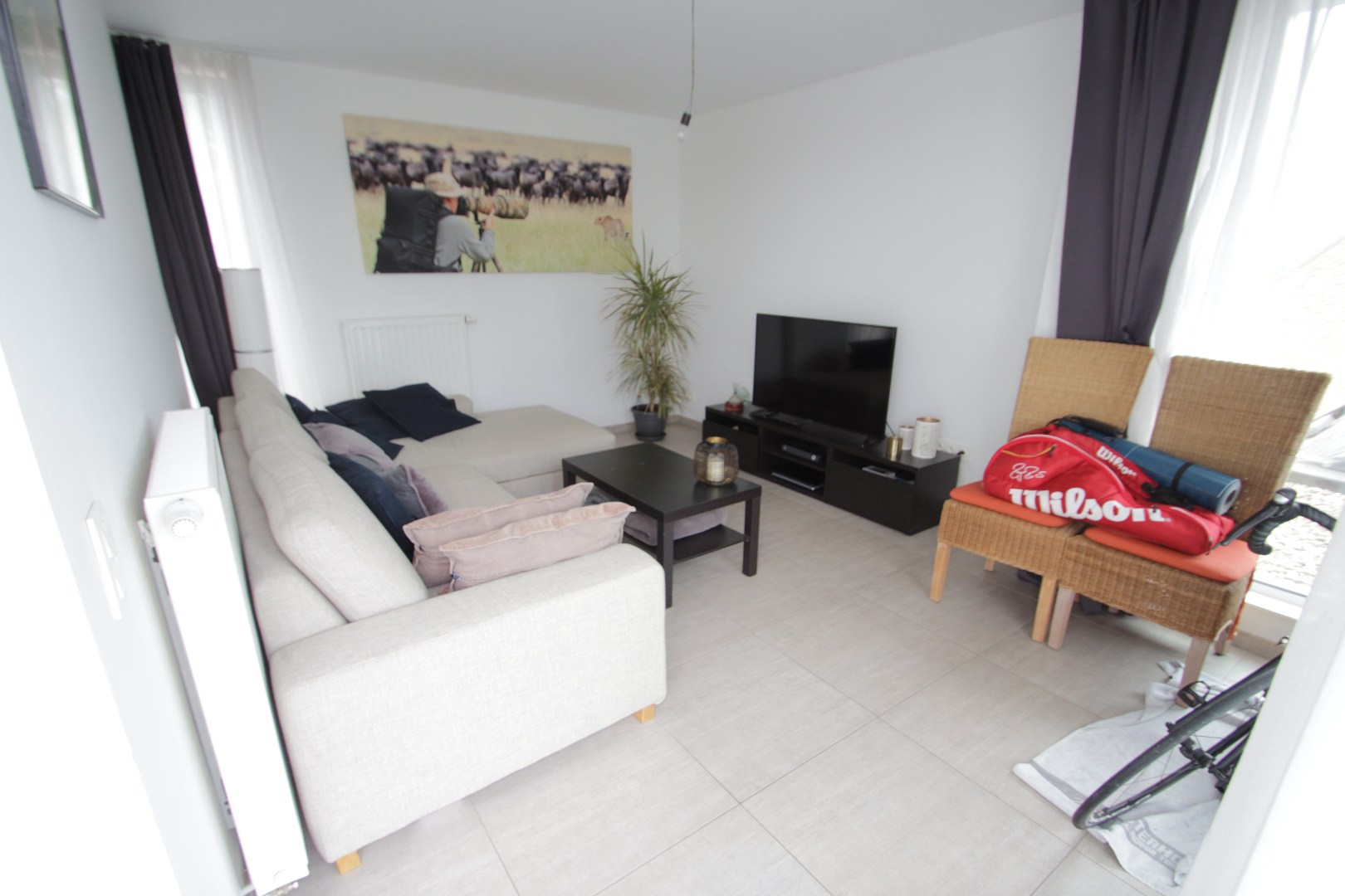 Centraal gelegen dakappartement met één slaapkamer en garage 