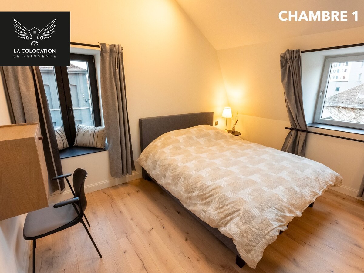 2 chambres en coliving dans une maison de caractère à Tournai ! 