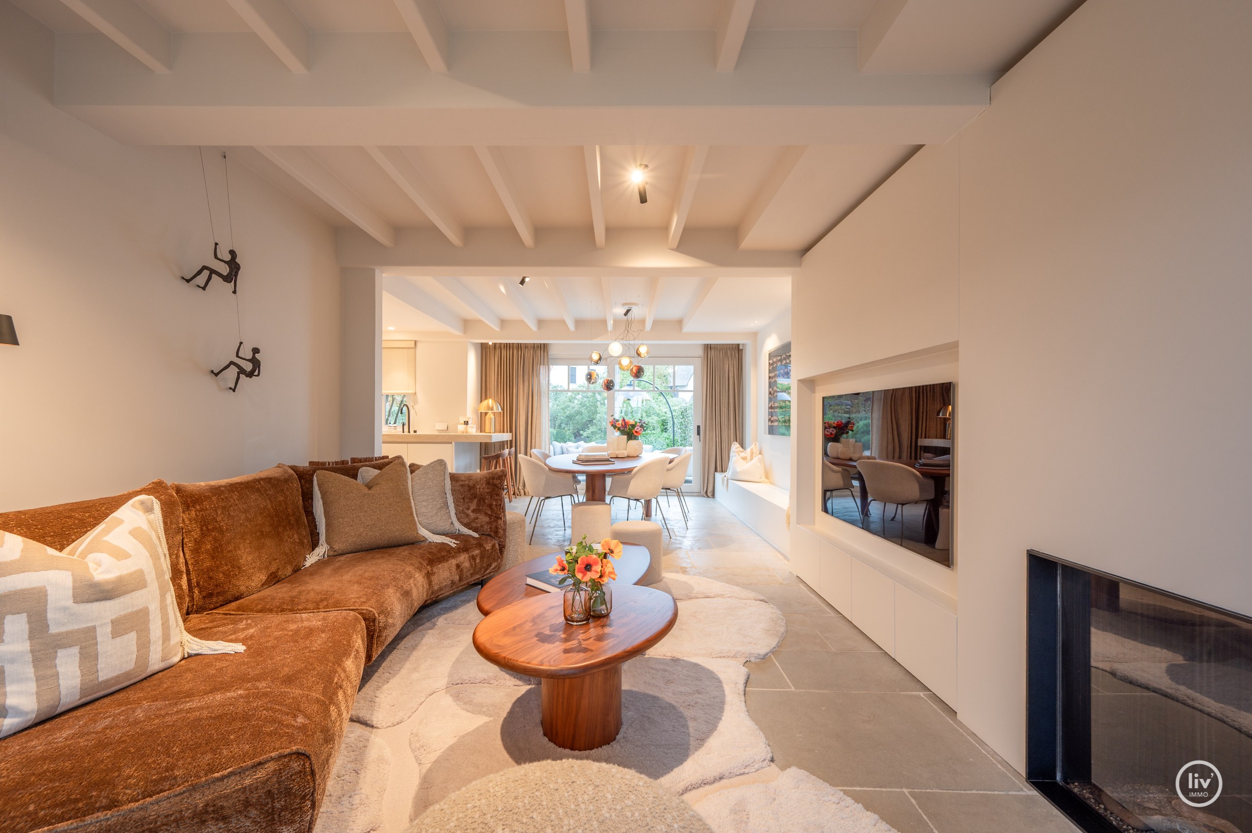 Exclusieve koppelvilla met verfijnde afwerking op toplocatie in het Zoute 