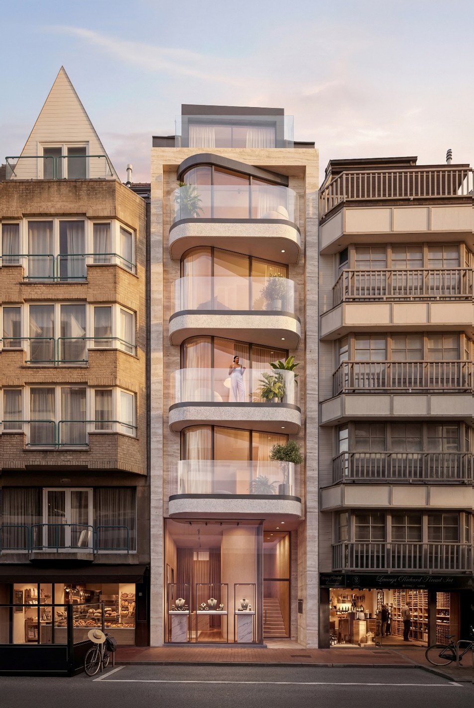 Res. FLOW - Prachtig nieuwbouw project ontworpen door EL Architects nabij het Driehoeksplein 