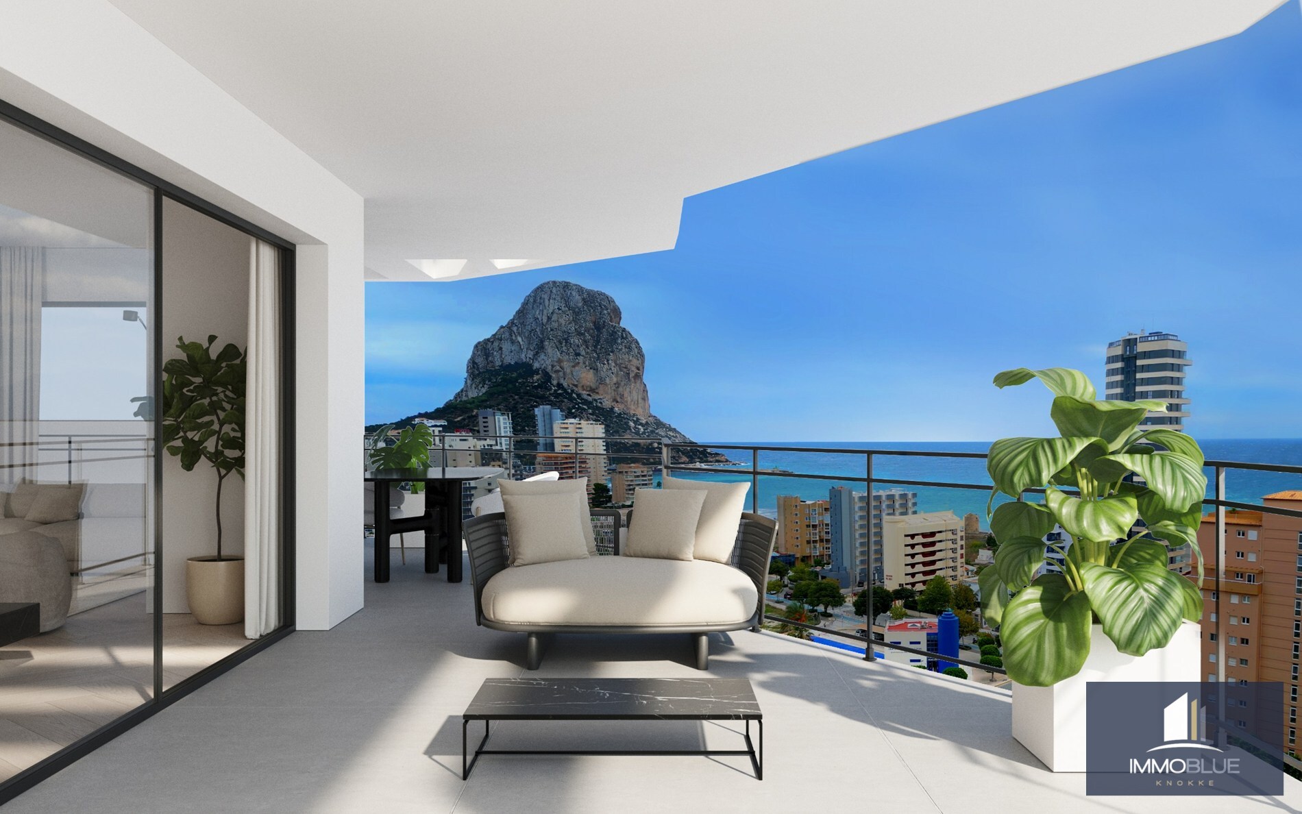 Stijlvol appartement vlakbij strand en stad in Calpe 