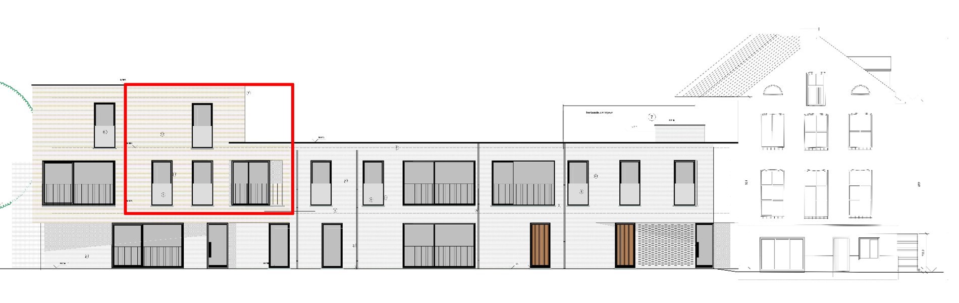 Duplex-appartement  (B1.3)  van 76,18m² met 1 slaapkamer en terras 