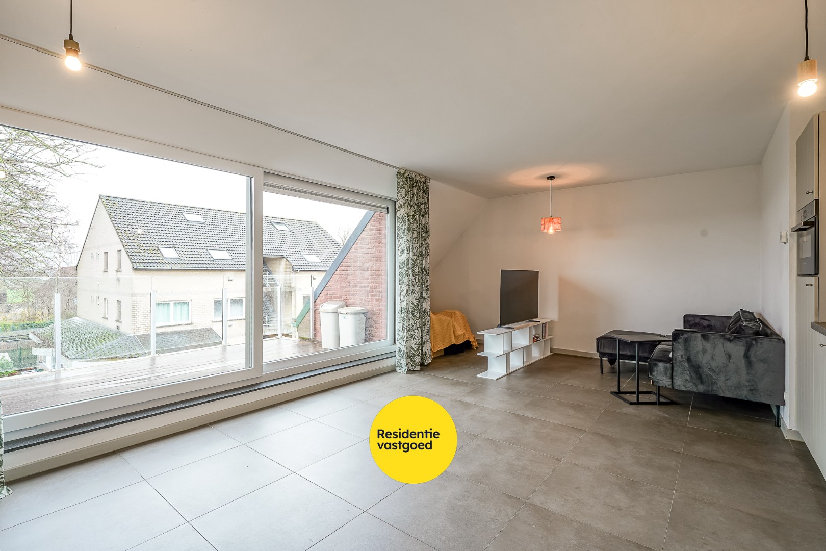 Dakappartement met twee slaapkamers en staanplaats in Ettelgem 