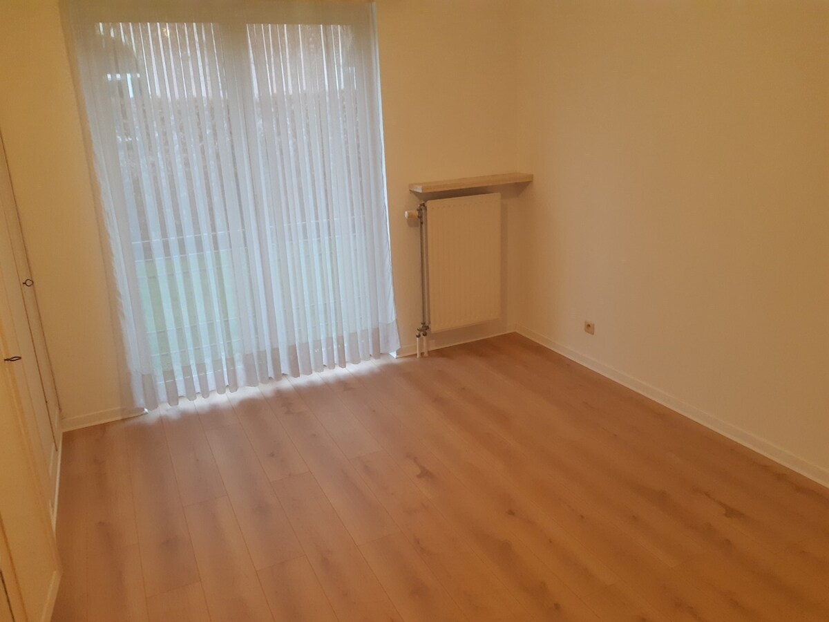 Tijdloos, gelijkvloers wonen. 