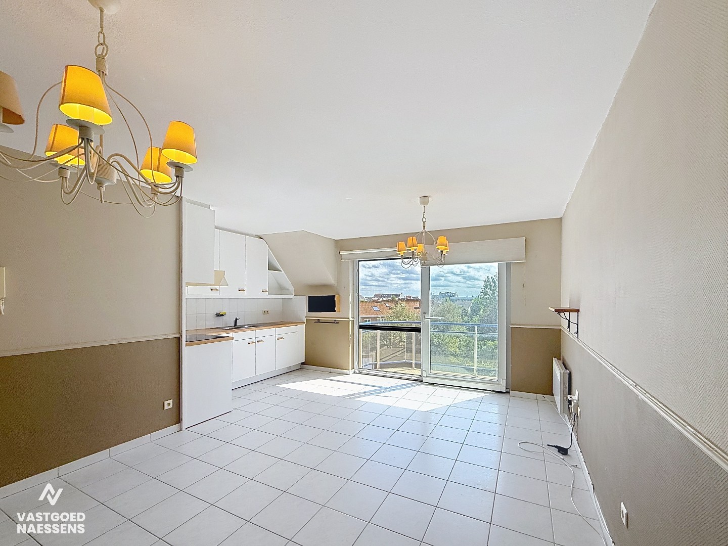 DUPLEX-APPARTEMENT MET 1 SLPK EN TERRAS 
