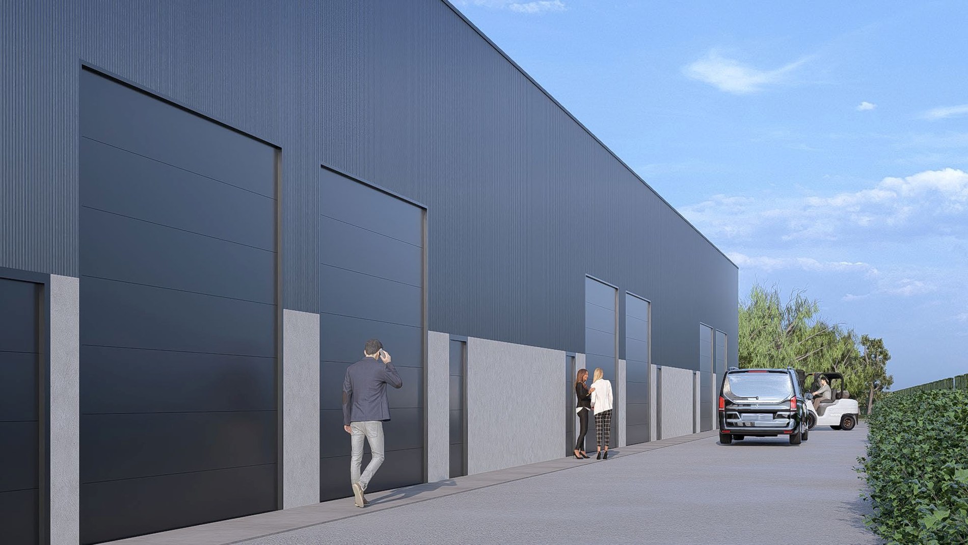 Nieuwbouw magazijnen te koop vlakbij A12 in Aartselaar
