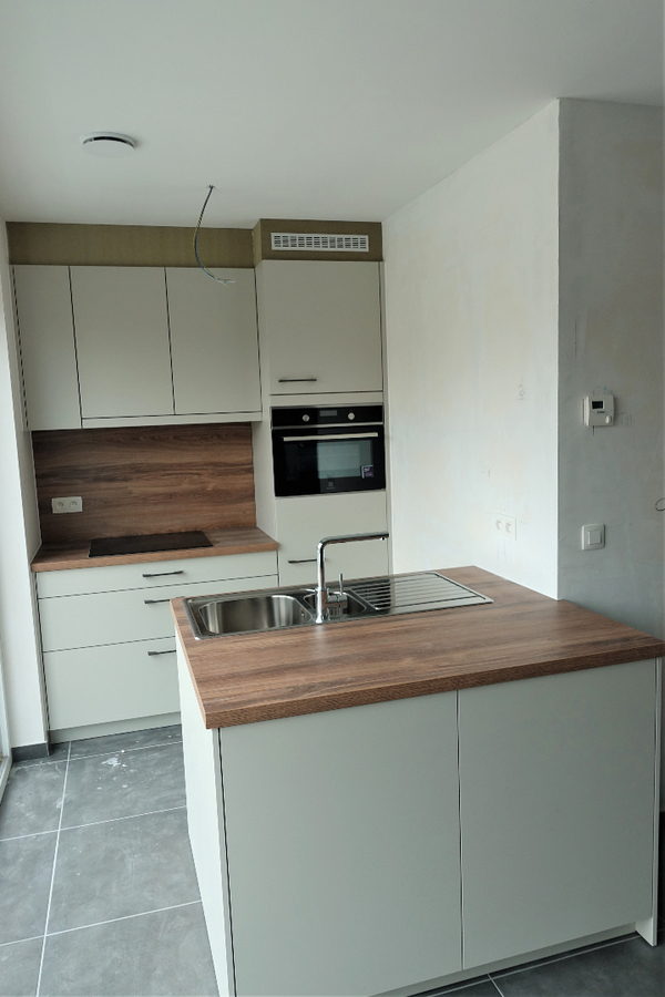 Nieuwbouw appartement met terras 