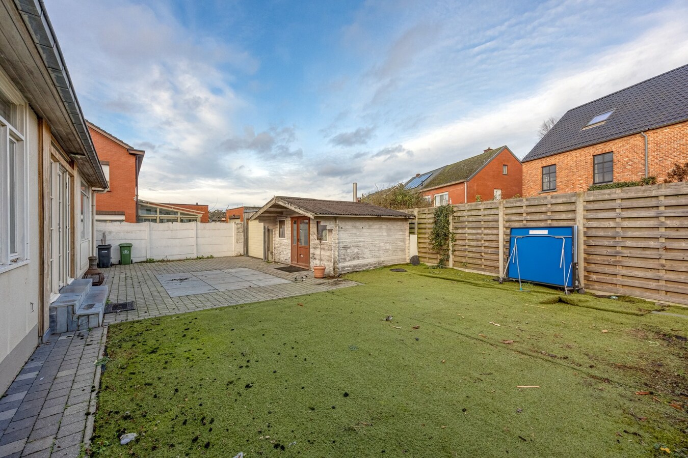 Op te frissen open bebouwing in het centrum van Sint-Antonius 