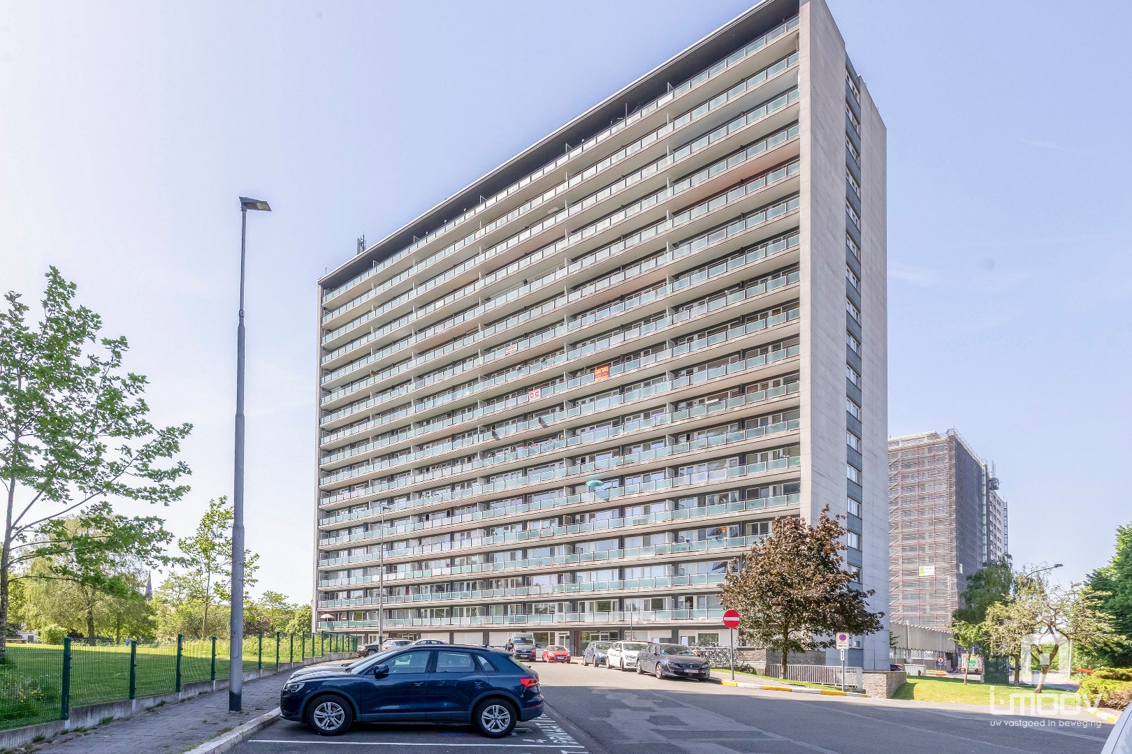 Ruim appartement met 3 slaapkamers en panoramisch zicht over Gent 