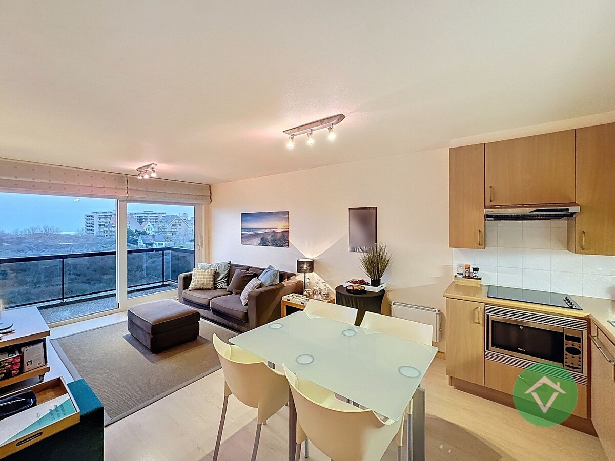 Bemeubeld appartement met zeezicht te Koksijde 