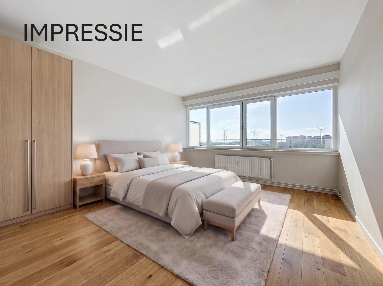 Fantastisch appartement op de 10de verdieping met adembenemend uitzicht en westgericht terras 