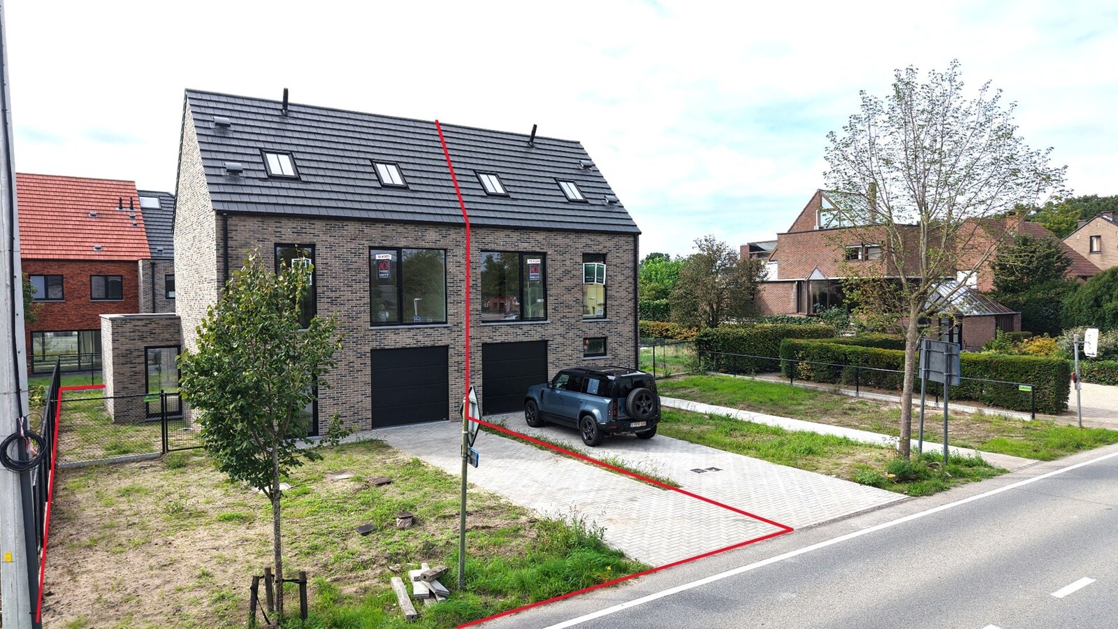 BEN nieuwbouwwoning (E-peil E30) met 3 slaapkamers in het centrum van Zoersel 