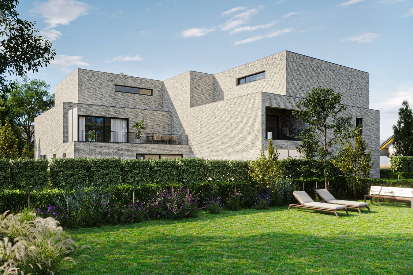 UNIEK NIEUWBOUW 3 SLAAPKAMER APPARTEMENT MET TERRAS EN TUIN TE HAM 