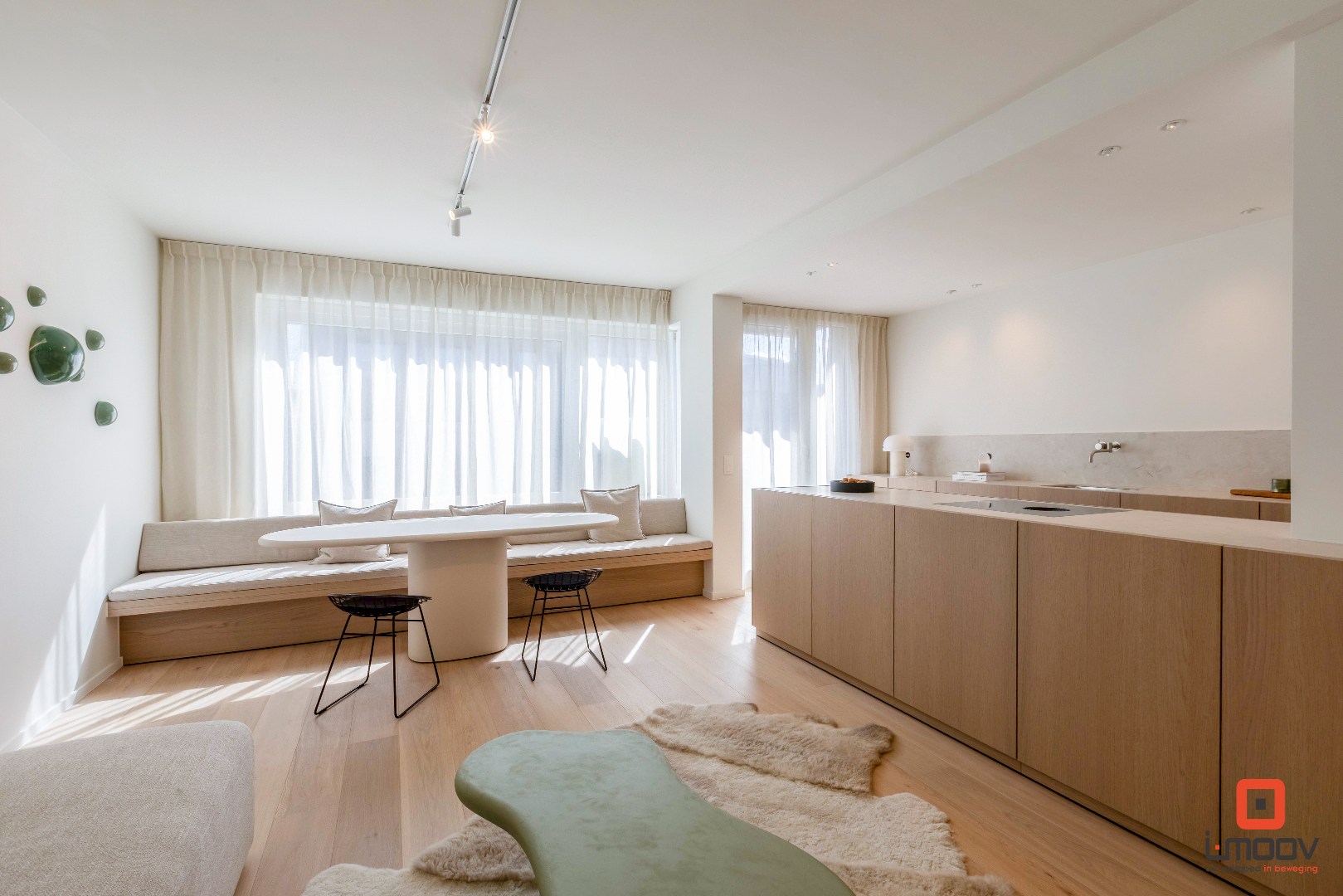 Luxueus tweeslaapkamer appartement met twee terrassen in hartje Oostende 