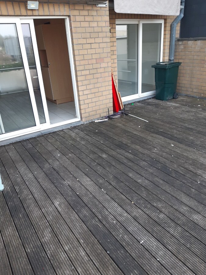 Tof 1-slp-appartement met ruim leefterras ! 