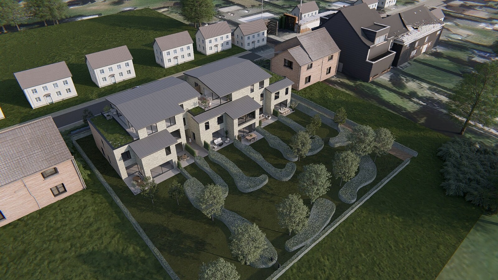 NIEUWBOUW PENTHOUSE APPARTEMENT MET 2 SLAAPKAMERS, 2 BADKAMERS EN RUIM TERRAS TE TUILT 