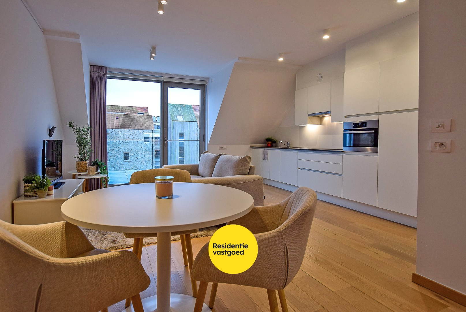 Prachtig 1-slaapkamerappartement (assistentiewoning) in Residentie Clarenhof, uniek wonen in hartje Nieuwpoort. 
