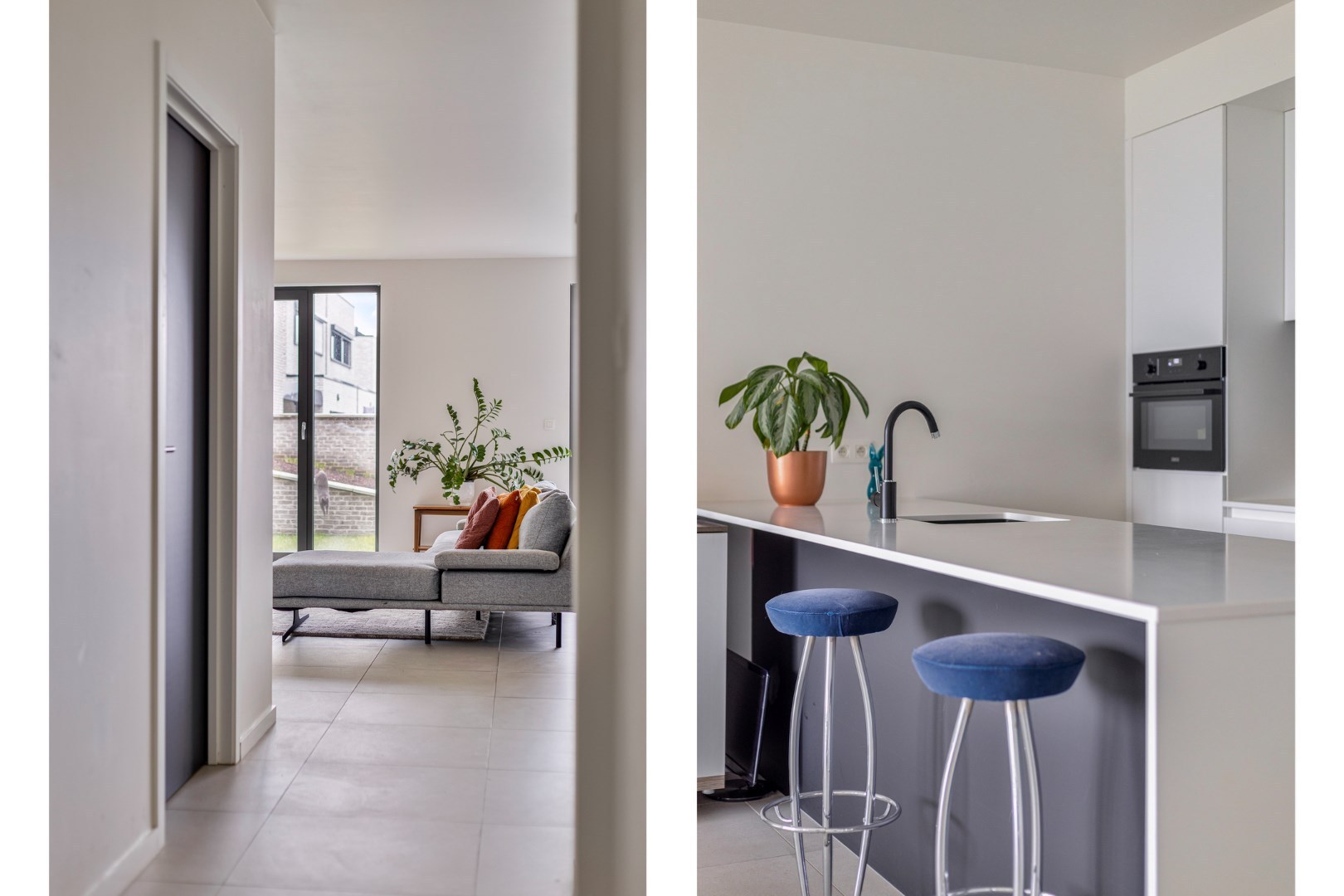 Lichtrijk nieuwbouwappartement met 3 slaapkamers, tuin, terras, kelderberging en 2 autostaanplaatsen - EPC 36 kWh/m² -bewoonbare opp. 115 m² 