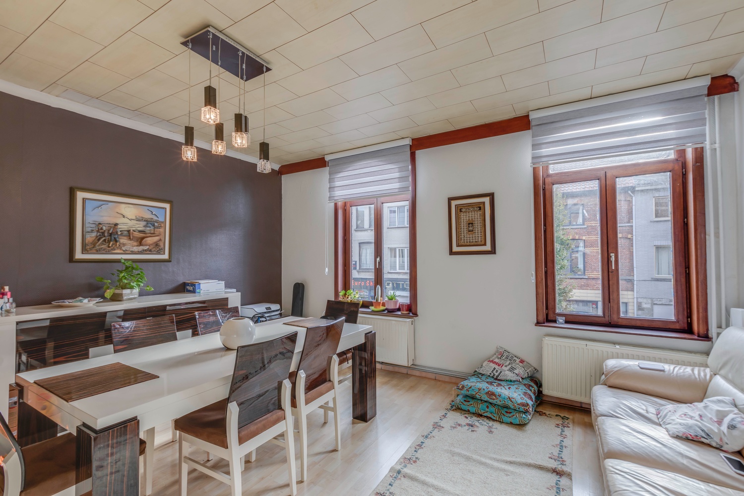 Triplex appartement met casco handelsgelijkvloers 