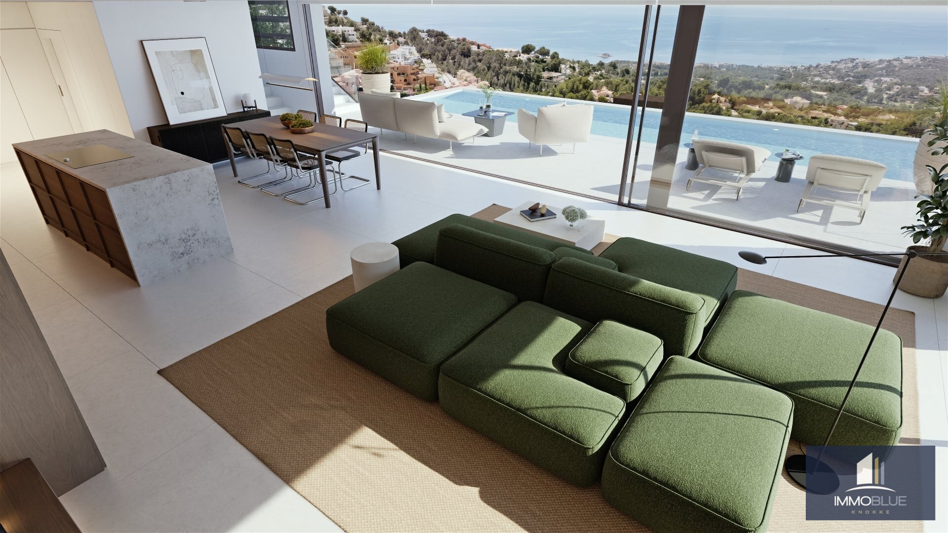 Villa contemporaine avec vue sur la mer à Altea 