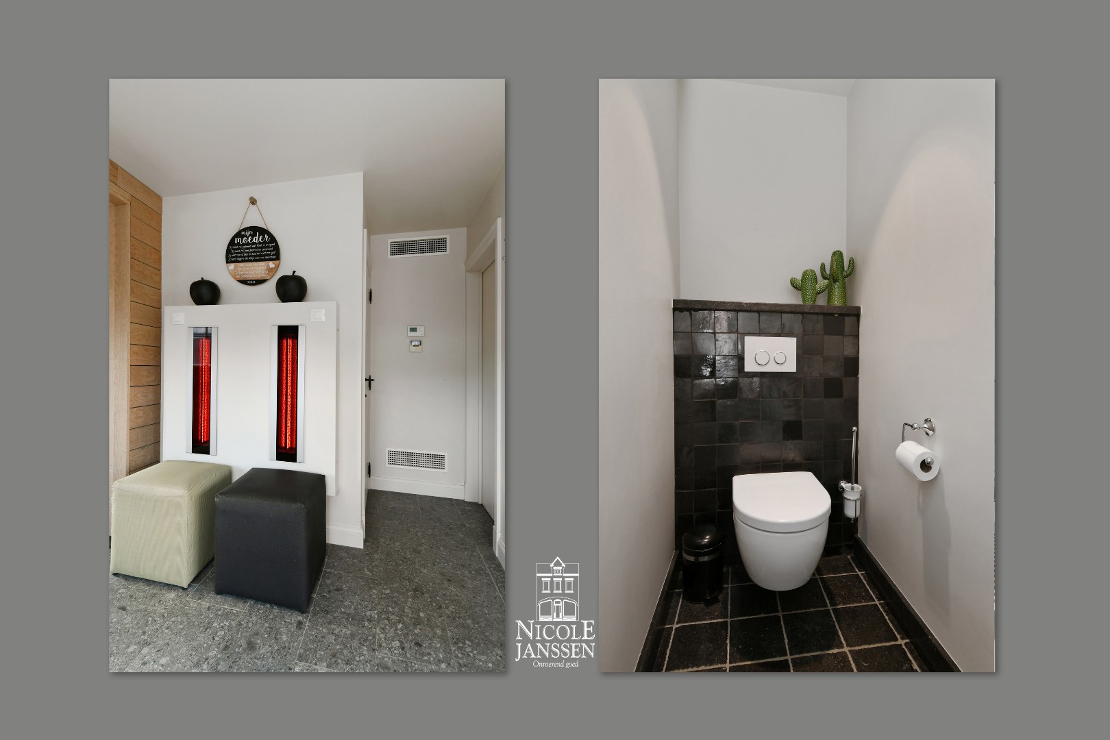 Met apart toilet en sauna 