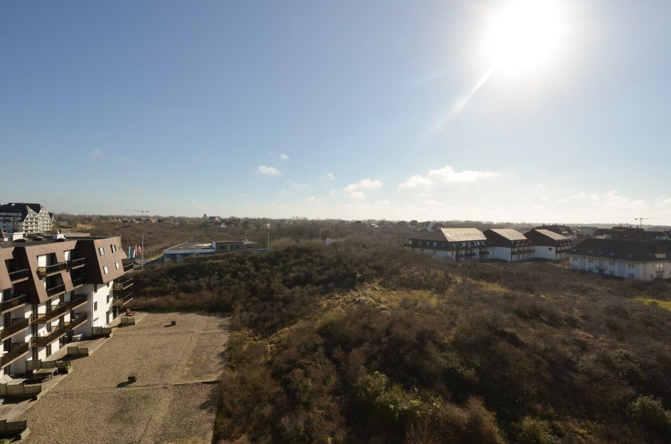 Penthouse met prachtig zeezicht en twee slaapkamers in de Res. Plaza I 
