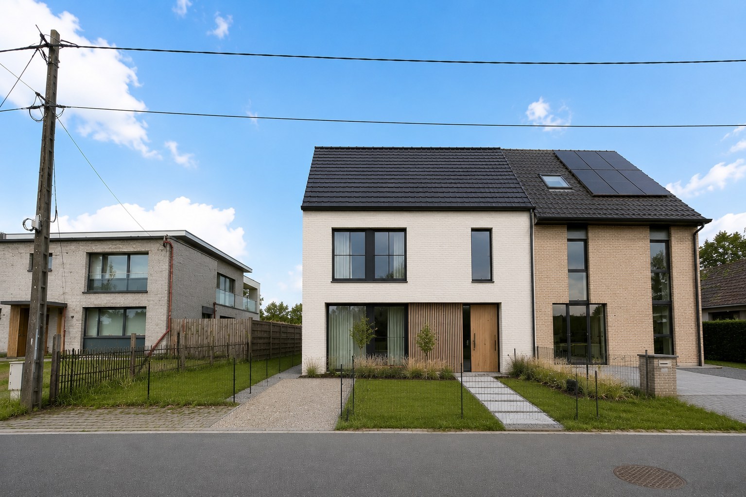 Bouwgrond 455 m² voor halfopen bebouwing op rustige ligging in Laarne 