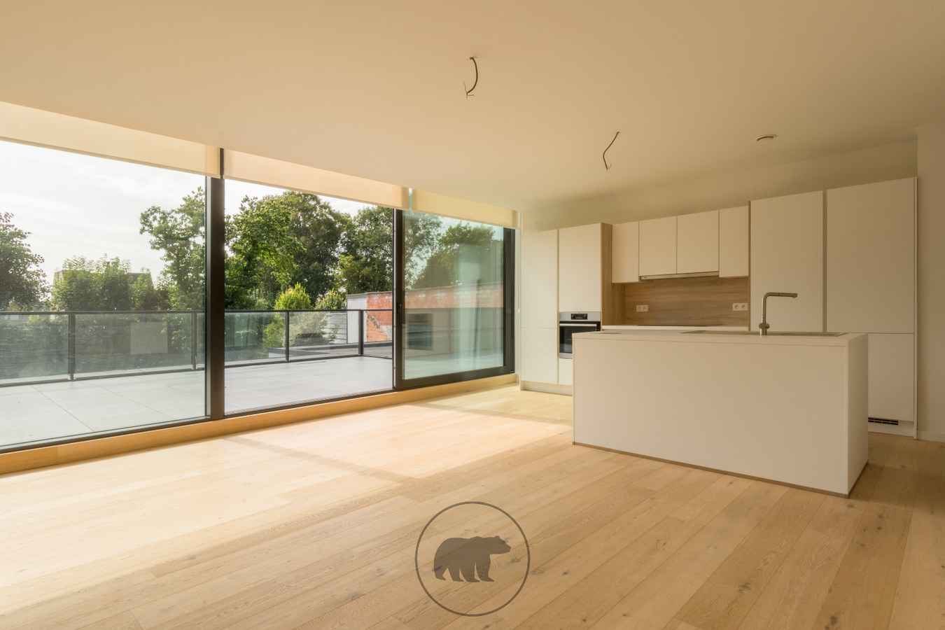 Nieuwbouwappartement met ruim terras in het centrum van Laarne 