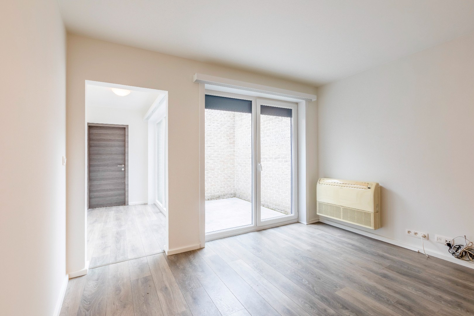 Gelijkvloers 1-slpk-app. met 2 terrassen op toplocatie in Eeklo 