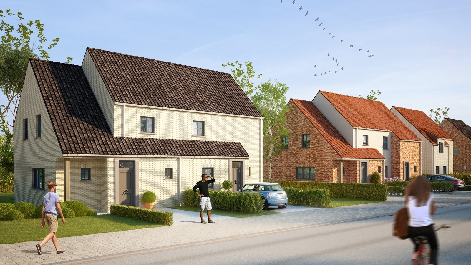 Mooi gelegen stuk bouwgrond voor open bebouwing zonder bouwverplichting. 