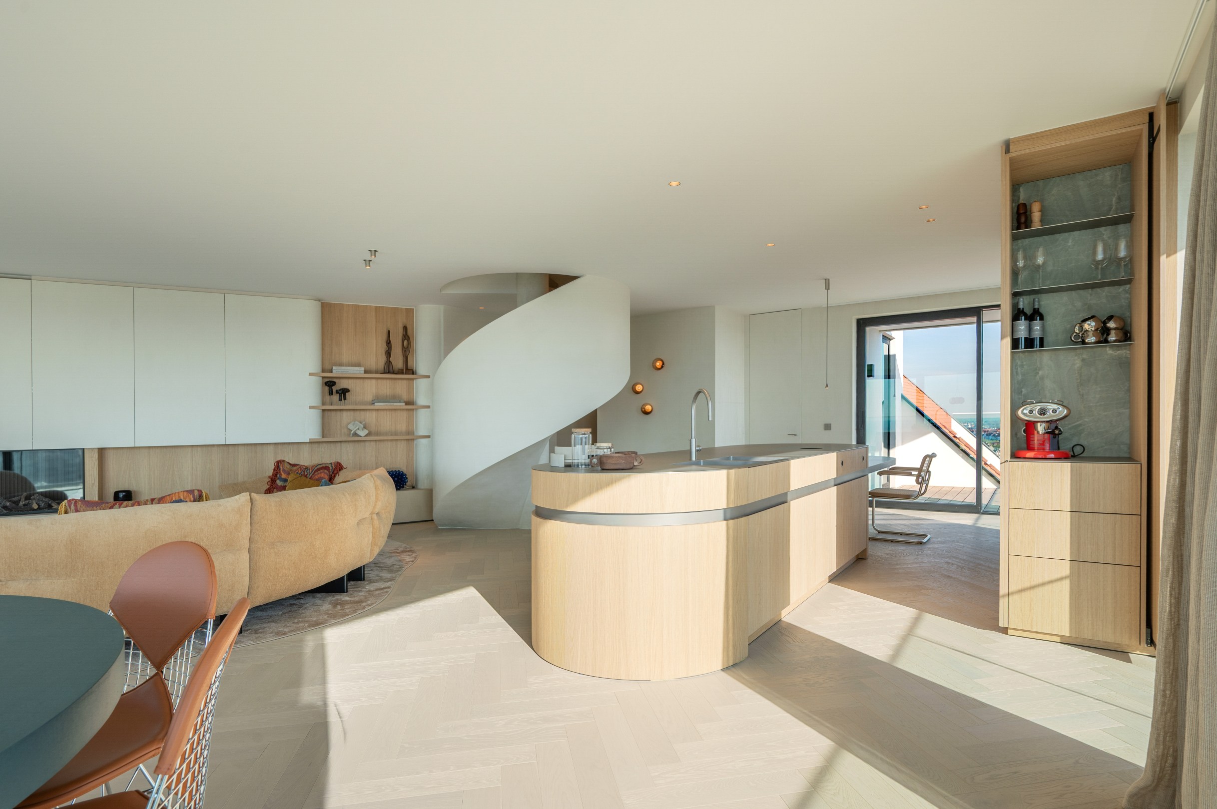 Appartement en duplex exceptionnel à vendre avec vue panoramique dans la résidence Duinrésidence. 