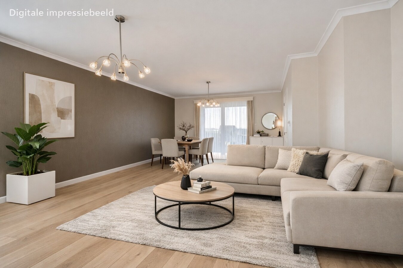 Comfortabele woning met sterke energieprestatie (label A), in landelijk woongebied. 