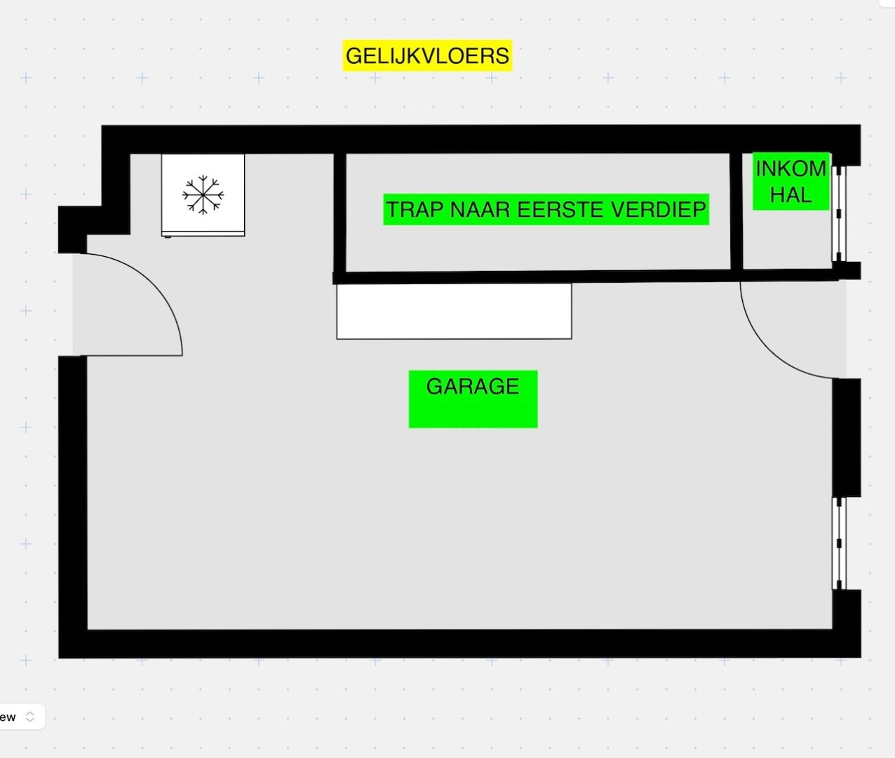 Te renoveren zes slaapkamer appartement 