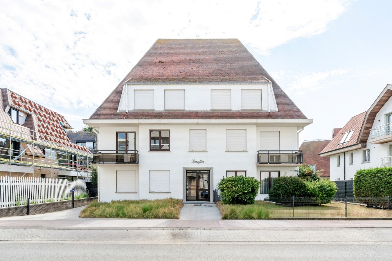 Villa-appartement op topligging nabij het Casino met zuidgericht terras en 2 slaapkamers 
